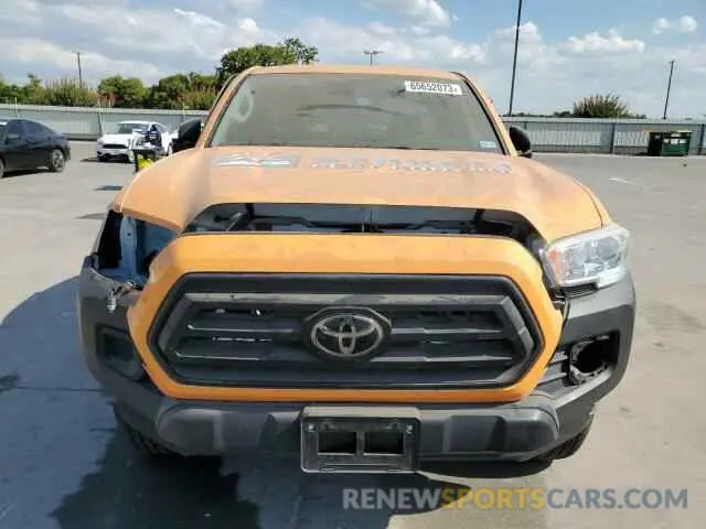 5 Photograph of a damaged car 3TYRX5GN0MT021147 TOYOTA TACOMA 2021
