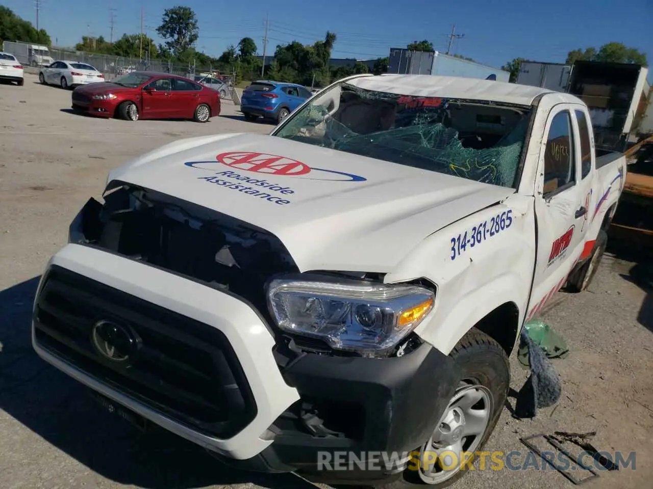 2 Photograph of a damaged car 3TYRX5GN2MT013101 TOYOTA TACOMA 2021