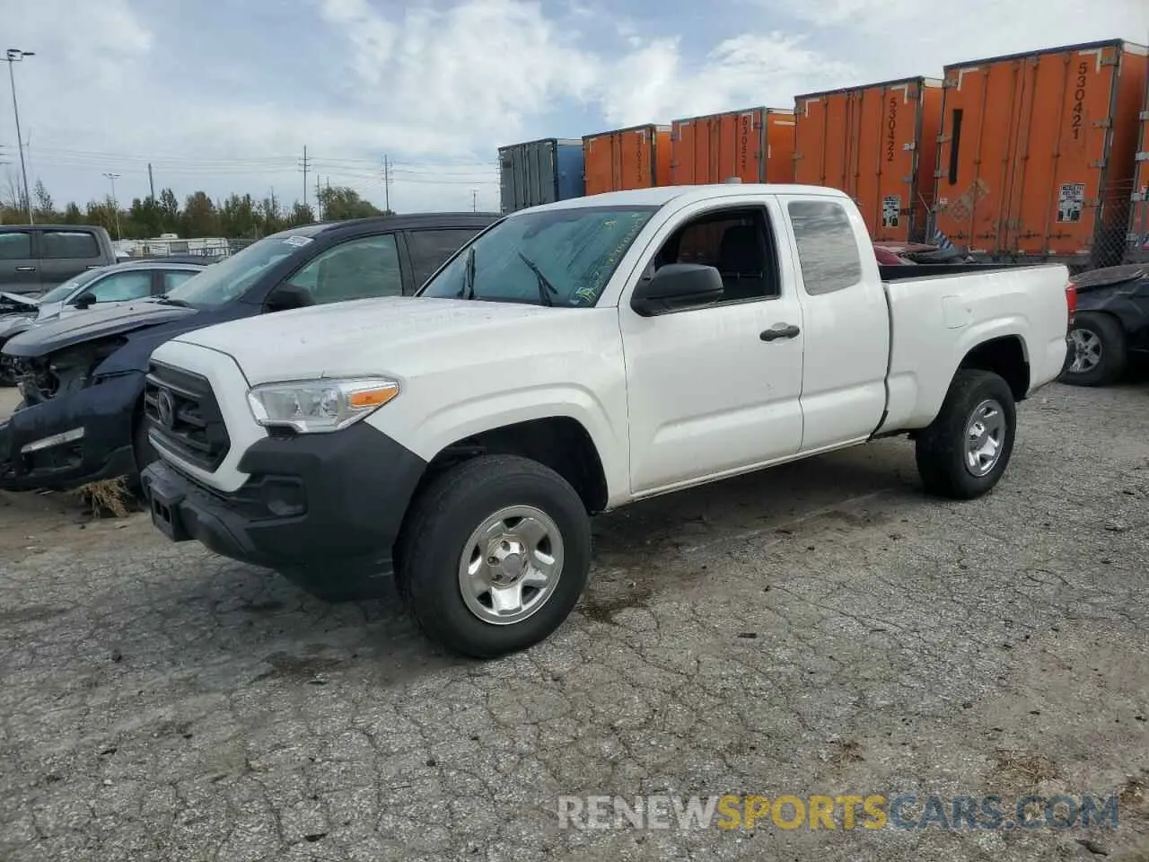 1 Photograph of a damaged car 3TYRX5GN2MT020856 TOYOTA TACOMA 2021