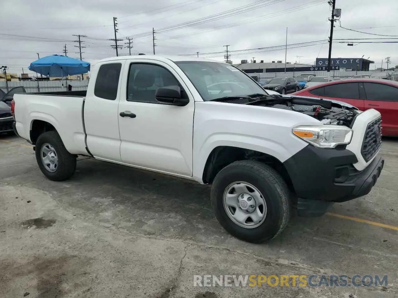 4 Photograph of a damaged car 3TYRX5GN4MT006571 TOYOTA TACOMA 2021