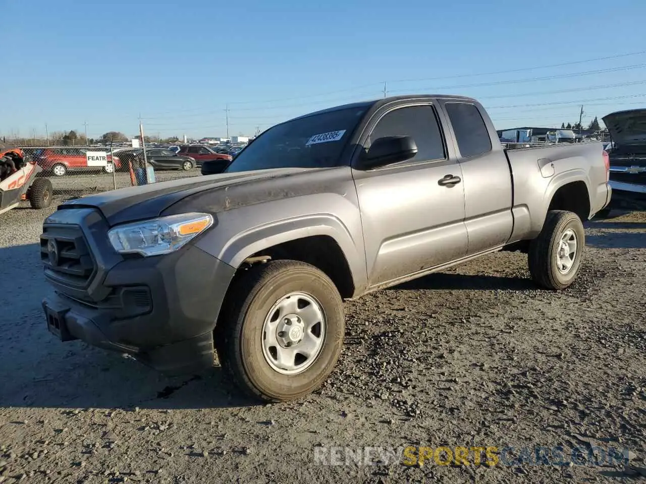 1 Photograph of a damaged car 3TYRX5GN6MT034064 TOYOTA TACOMA 2021