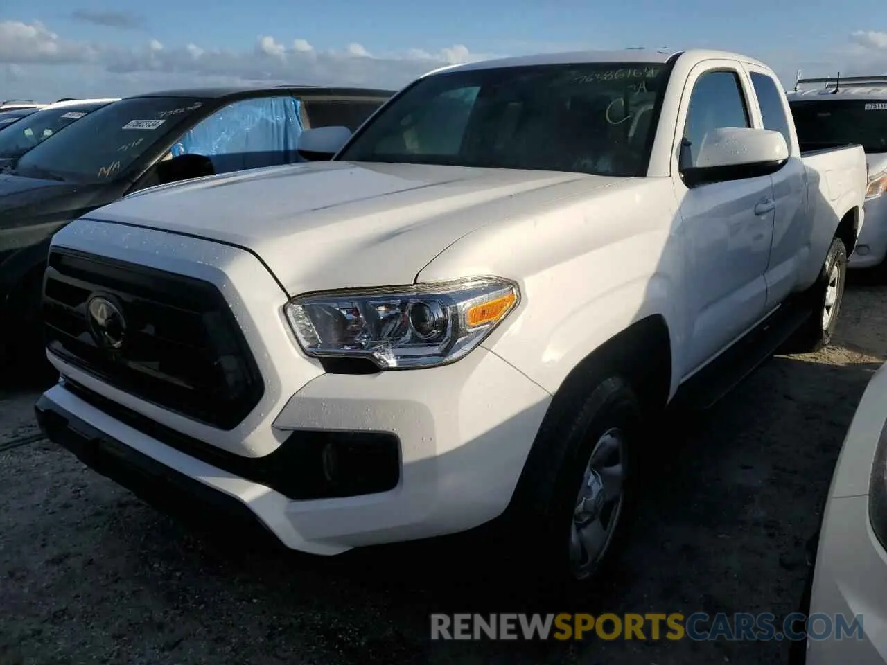 1 Photograph of a damaged car 3TYRX5GN7MT032369 TOYOTA TACOMA 2021