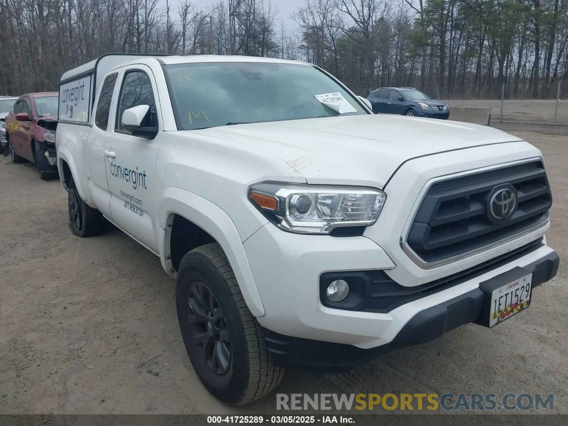 1 Фотография поврежденного автомобиля 3TYRZ5CN8MT011160 TOYOTA TACOMA 2021