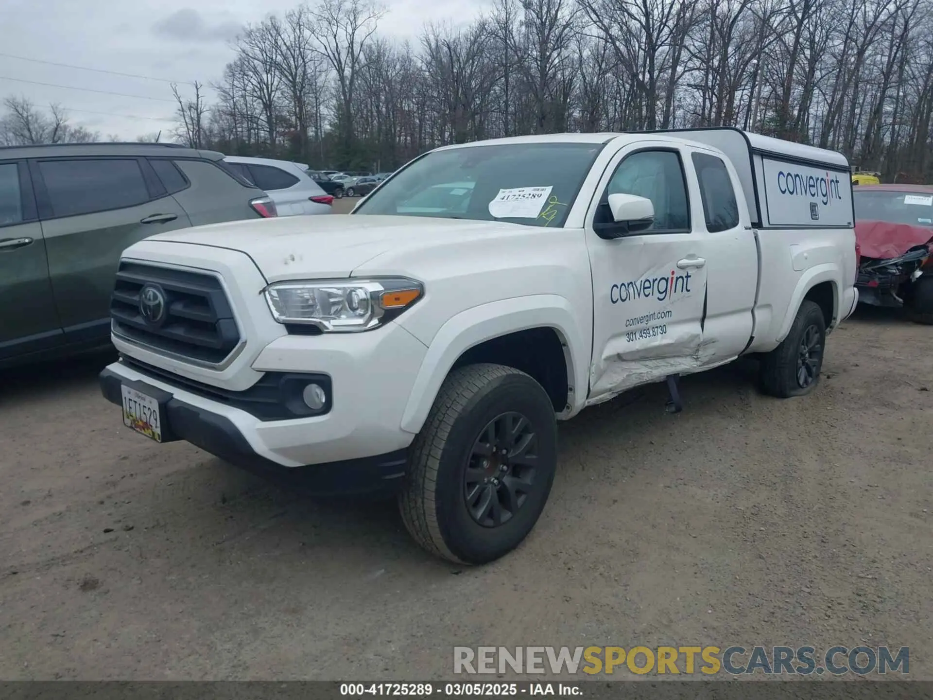 2 Фотография поврежденного автомобиля 3TYRZ5CN8MT011160 TOYOTA TACOMA 2021