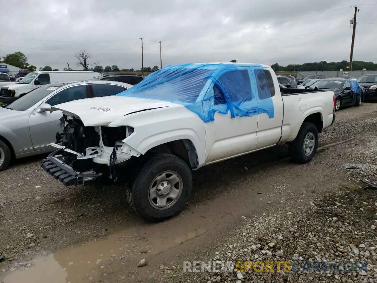 1 Photograph of a damaged car 3TYSX5EN5MT008298 TOYOTA TACOMA 2021