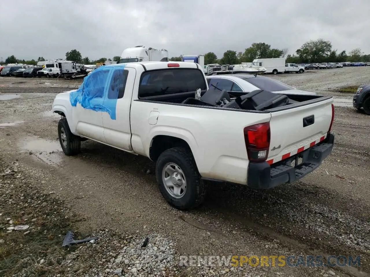 2 Photograph of a damaged car 3TYSX5EN5MT008298 TOYOTA TACOMA 2021