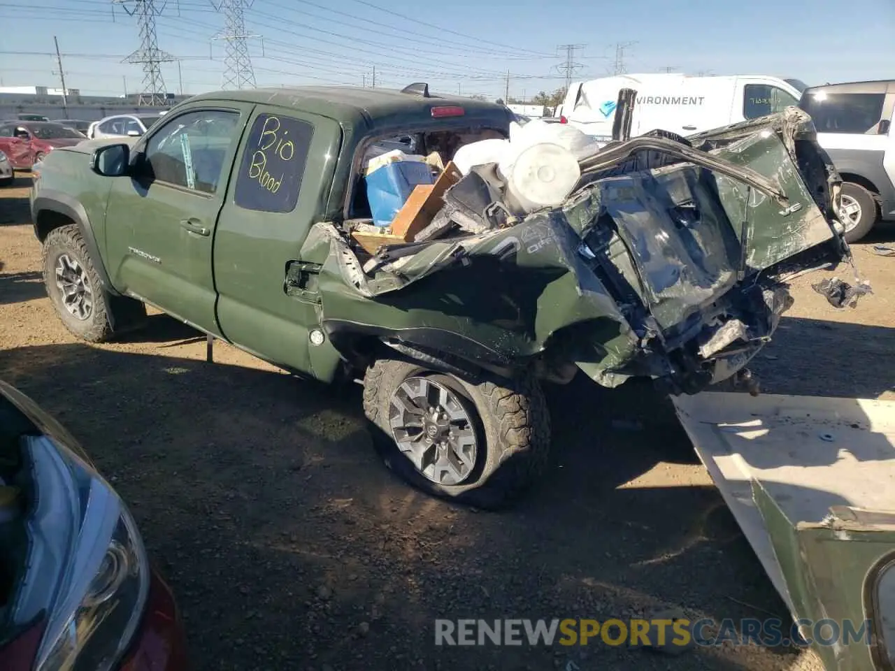 2 Фотография поврежденного автомобиля 3TYSZ5AN0MT035649 TOYOTA TACOMA 2021