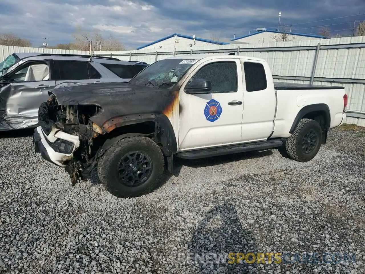 1 Photograph of a damaged car 3TYSZ5AN7MT046504 TOYOTA TACOMA 2021