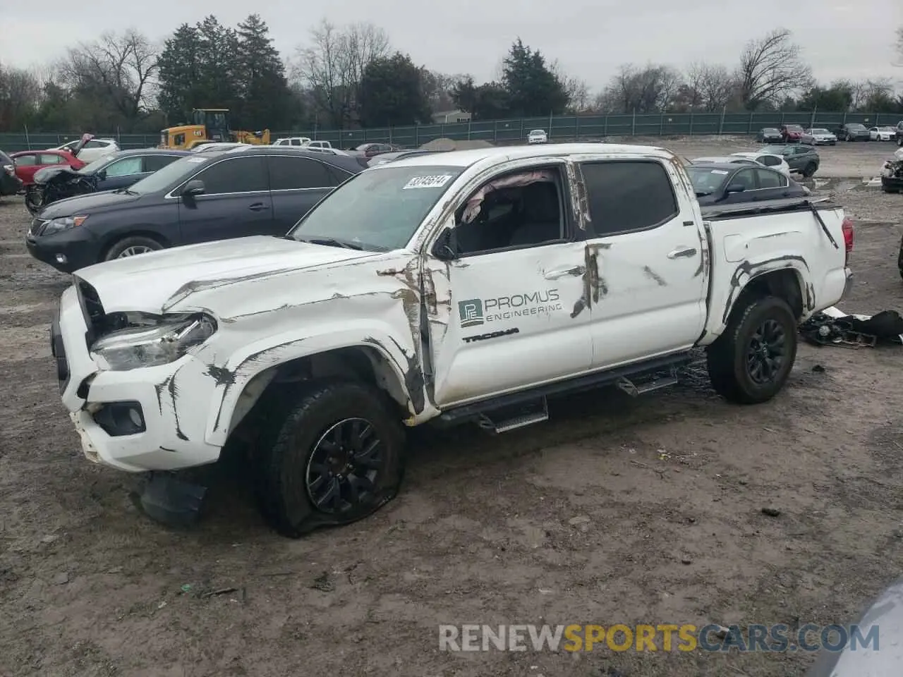 1 Photograph of a damaged car 5TFAX5GN0MX192029 TOYOTA TACOMA 2021
