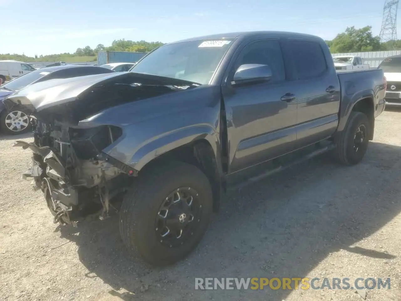 1 Photograph of a damaged car 5TFAX5GN1MX192220 TOYOTA TACOMA 2021