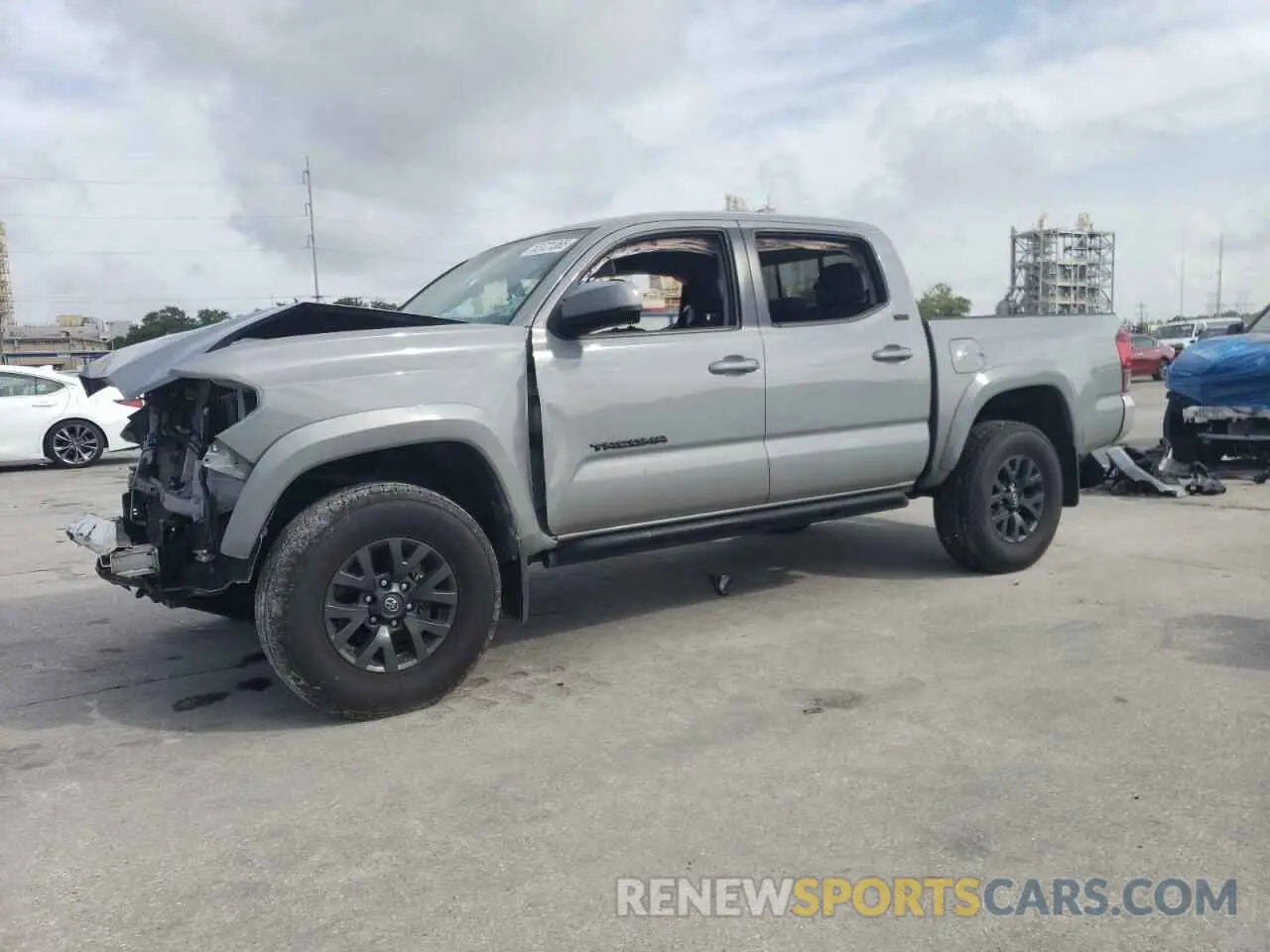 1 Photograph of a damaged car 5TFAX5GN7MX192058 TOYOTA TACOMA 2021