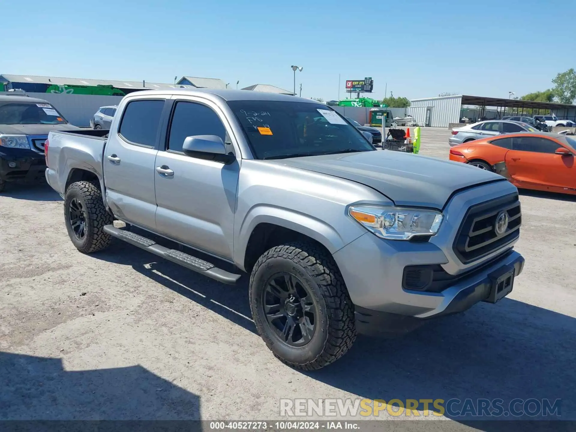 1 Photograph of a damaged car 5TFAX5GN7MX193615 TOYOTA TACOMA 2021