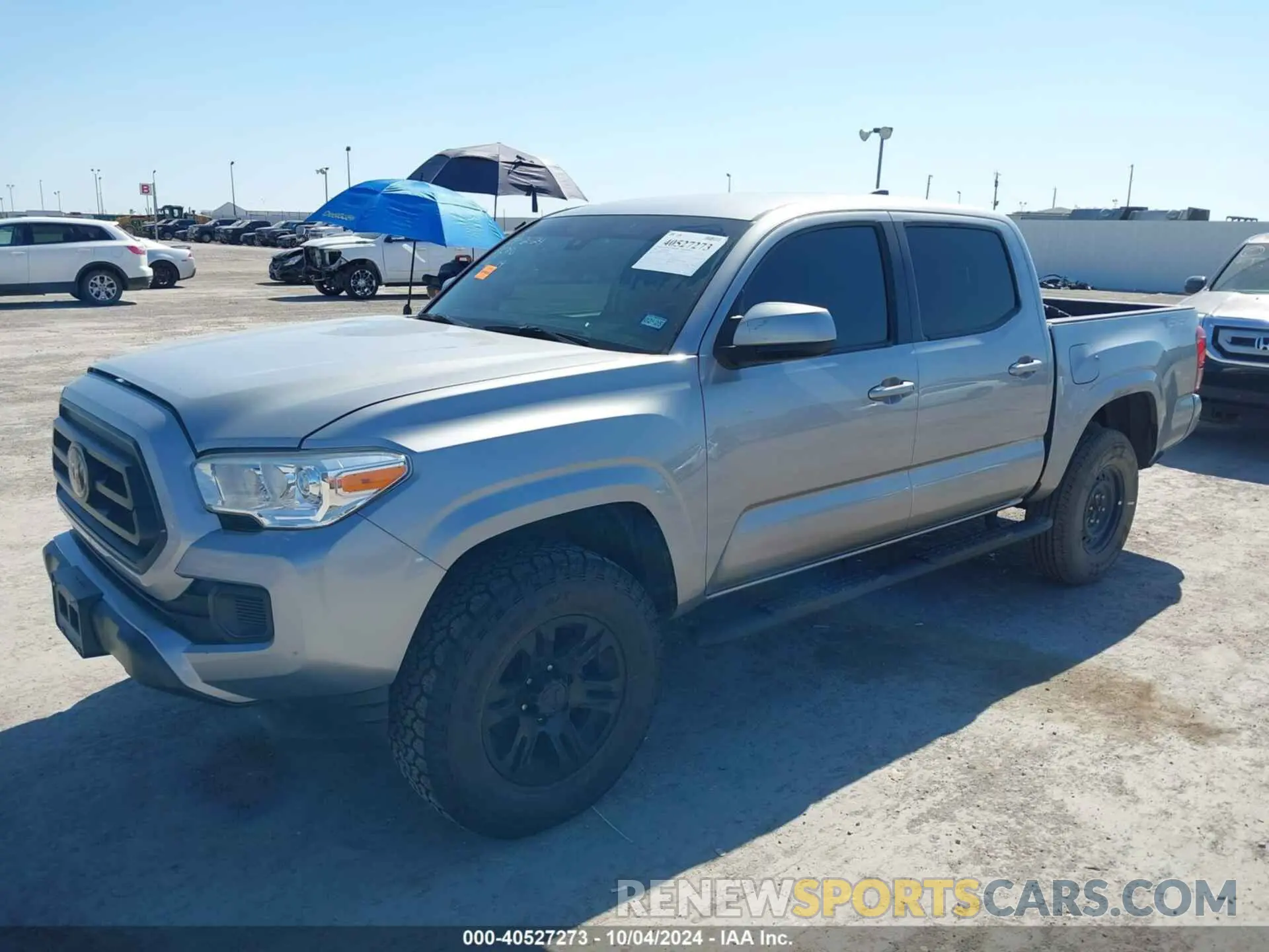 2 Photograph of a damaged car 5TFAX5GN7MX193615 TOYOTA TACOMA 2021
