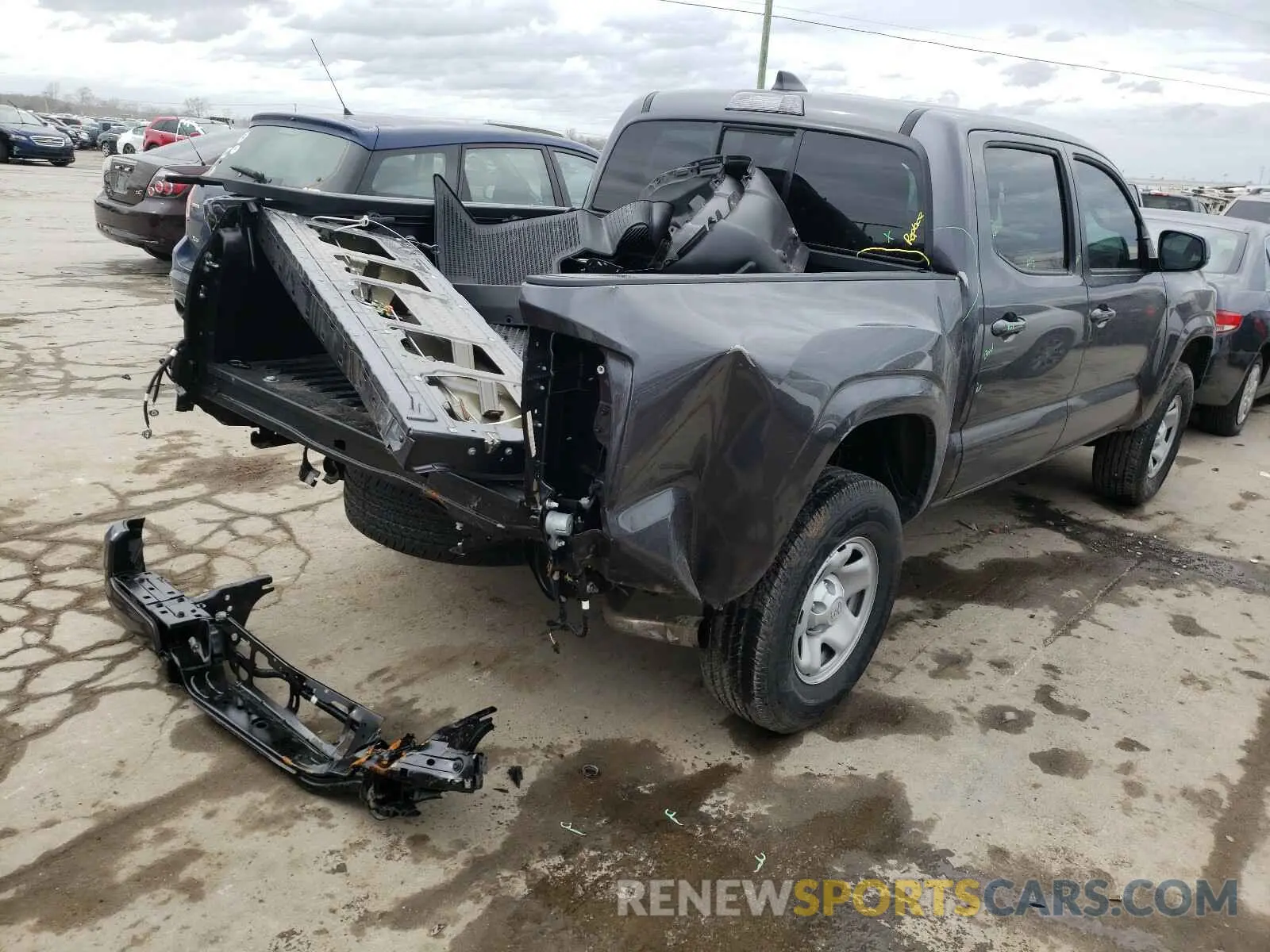 4 Photograph of a damaged car 5TFAX5GN8MX191047 TOYOTA TACOMA 2021