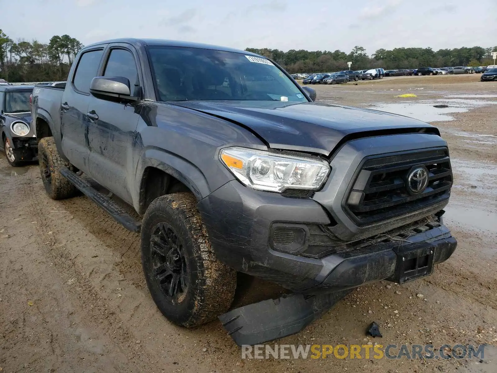 1 Photograph of a damaged car 5TFAX5GN9MX193180 TOYOTA TACOMA 2021