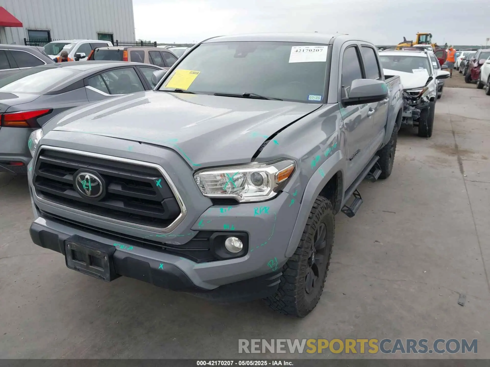 2 Фотография поврежденного автомобиля 5TFAX5GNXMX191938 TOYOTA TACOMA 2021