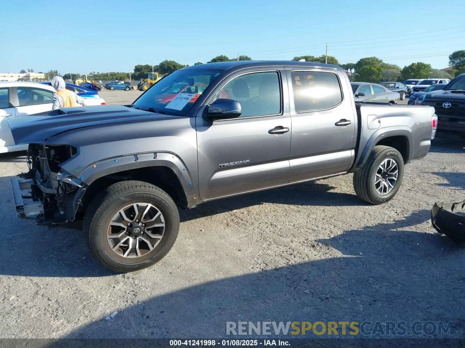2 Photograph of a damaged car 5TFAZ5CN1MX098953 TOYOTA TACOMA 2021