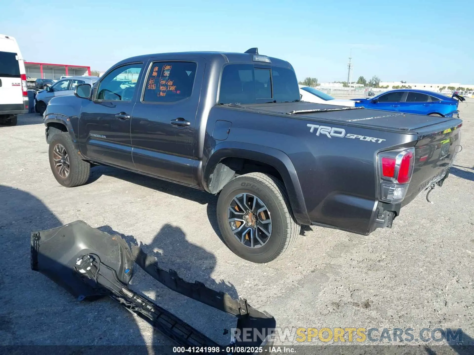 3 Photograph of a damaged car 5TFAZ5CN1MX098953 TOYOTA TACOMA 2021