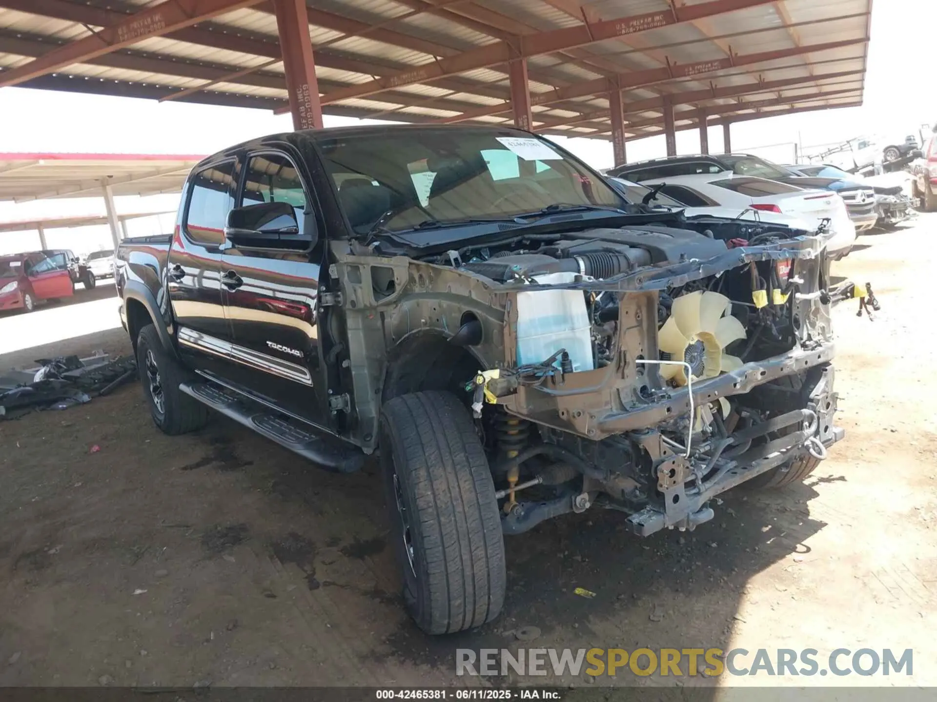 6 Photograph of a damaged car 5TFAZ5CN1MX111605 TOYOTA TACOMA 2021