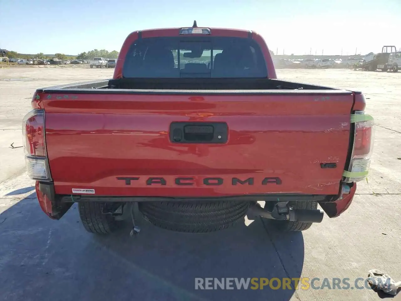 6 Photograph of a damaged car 5TFAZ5CN2MX100161 TOYOTA TACOMA 2021