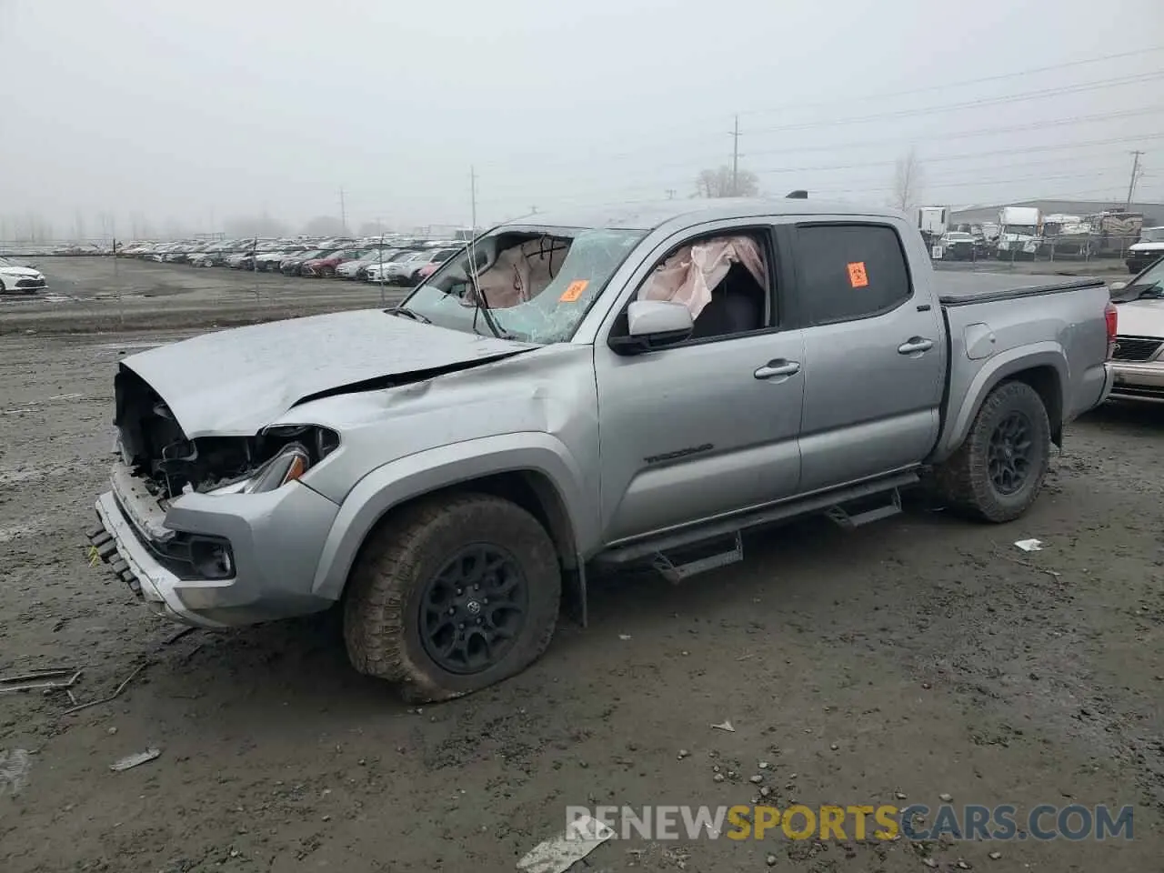 1 Photograph of a damaged car 5TFAZ5CN2MX105473 TOYOTA TACOMA 2021