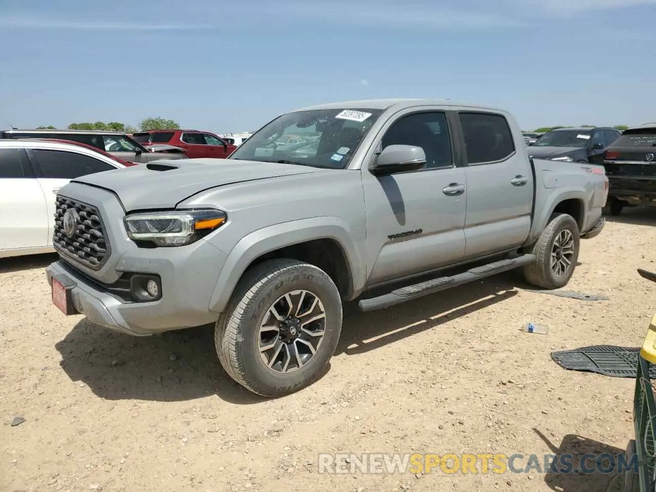 1 Photograph of a damaged car 5TFAZ5CN3MX096461 TOYOTA TACOMA 2021