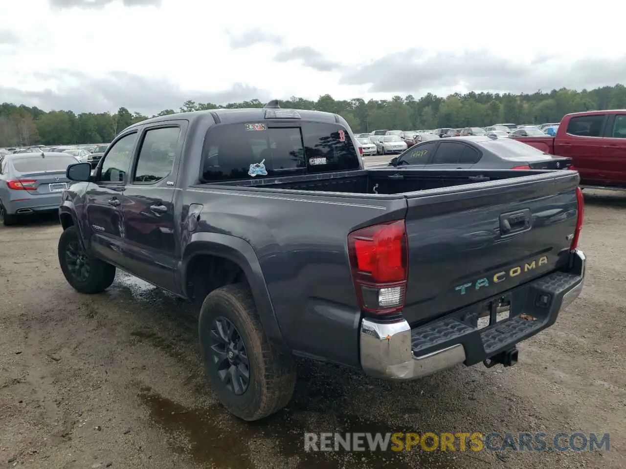 3 Photograph of a damaged car 5TFAZ5CN3MX098341 TOYOTA TACOMA 2021