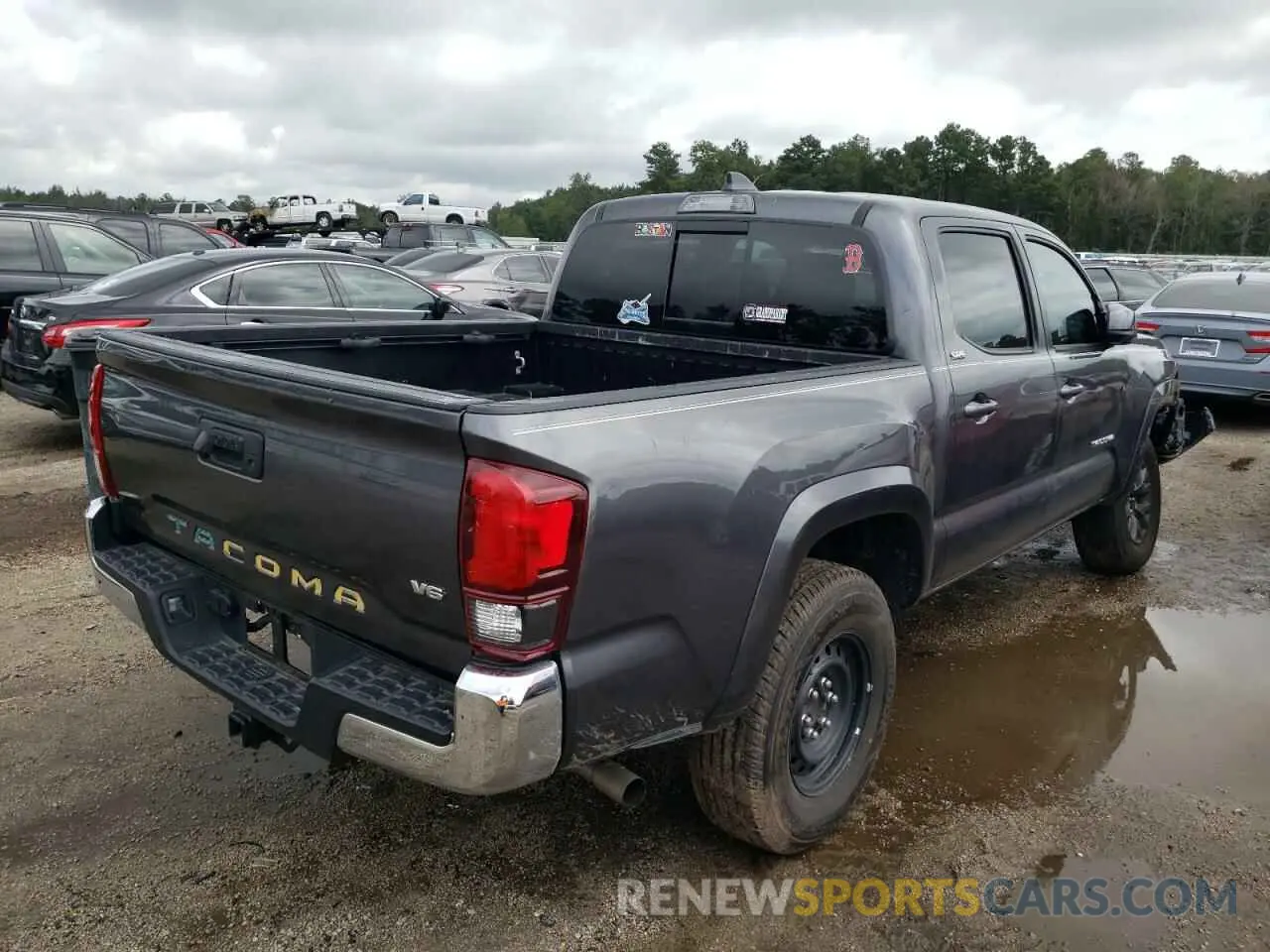 4 Photograph of a damaged car 5TFAZ5CN3MX098341 TOYOTA TACOMA 2021
