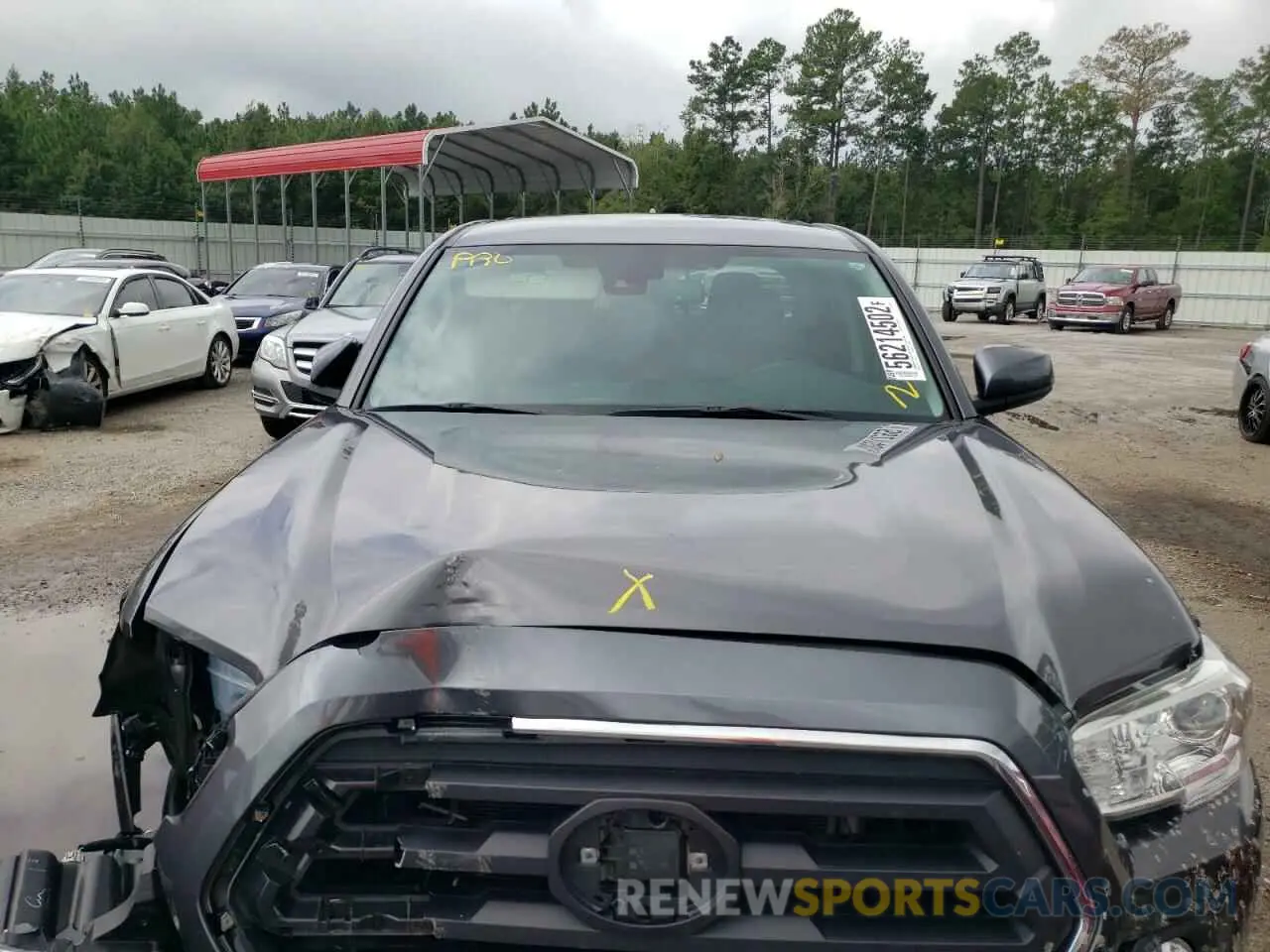 7 Photograph of a damaged car 5TFAZ5CN3MX098341 TOYOTA TACOMA 2021