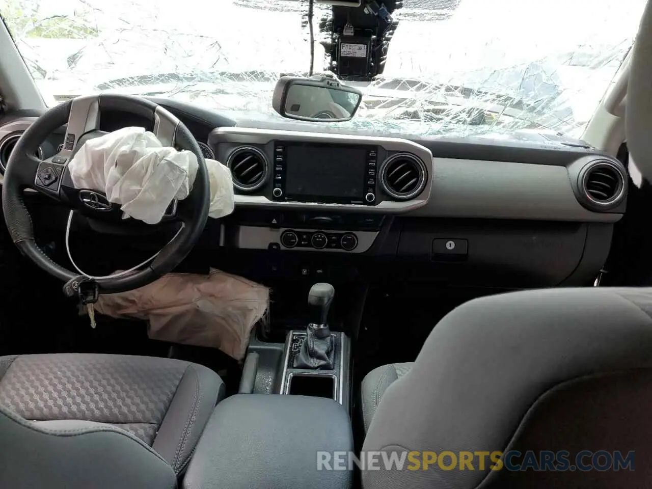 9 Photograph of a damaged car 5TFAZ5CN3MX104056 TOYOTA TACOMA 2021