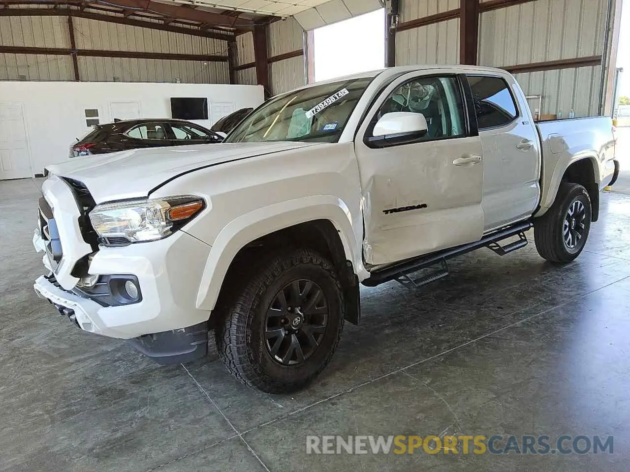 1 Photograph of a damaged car 5TFAZ5CN3MX117938 TOYOTA TACOMA 2021