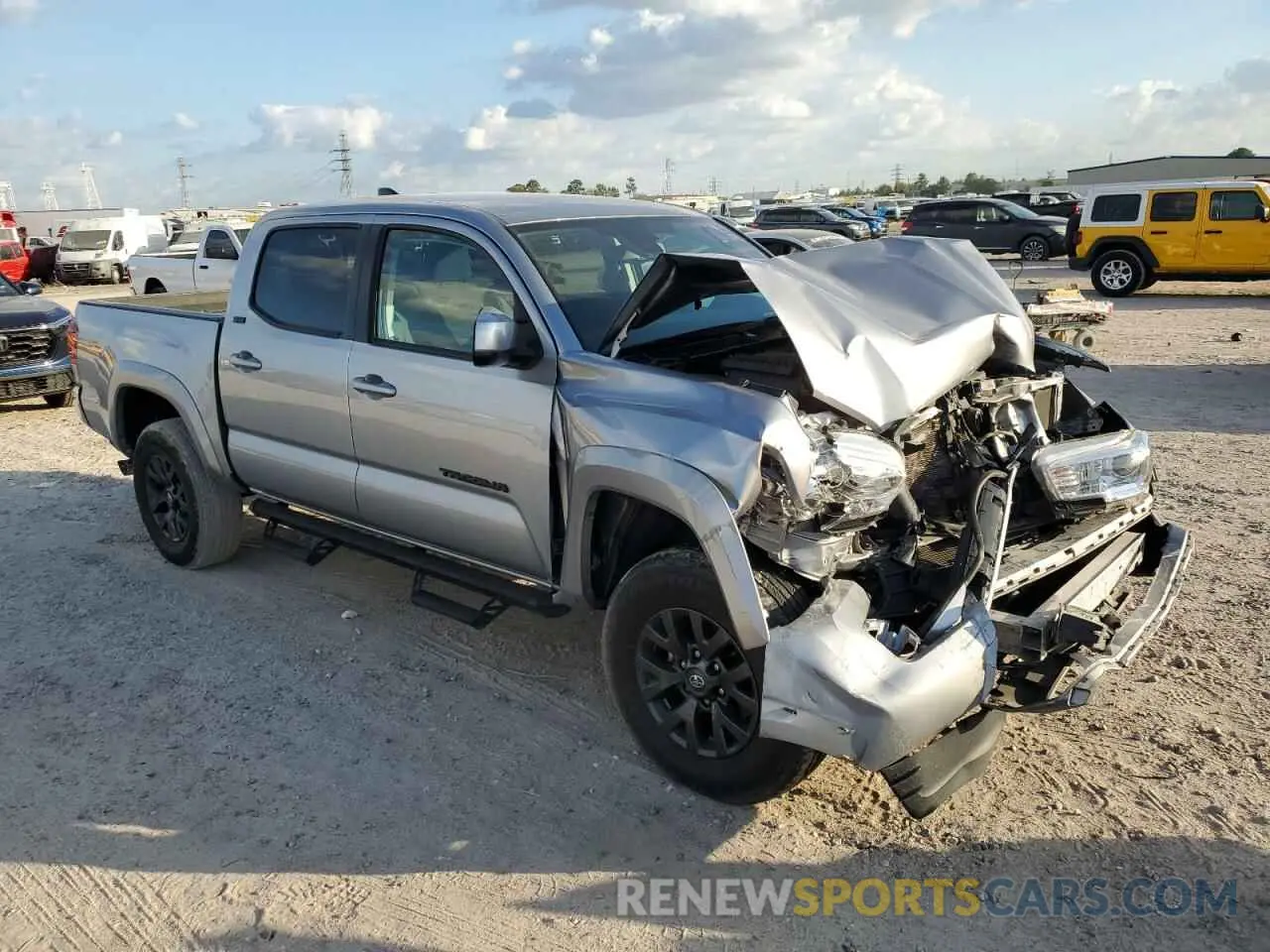 4 Photograph of a damaged car 5TFAZ5CN4MX114627 TOYOTA TACOMA 2021