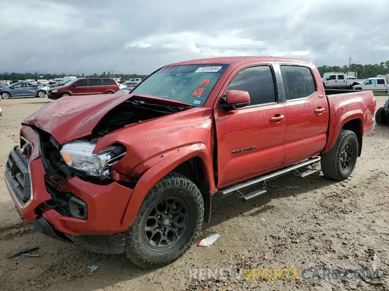 1 Photograph of a damaged car 5TFAZ5CN5MX105192 TOYOTA TACOMA 2021