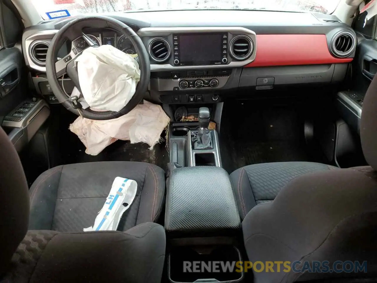 8 Photograph of a damaged car 5TFAZ5CN5MX105192 TOYOTA TACOMA 2021