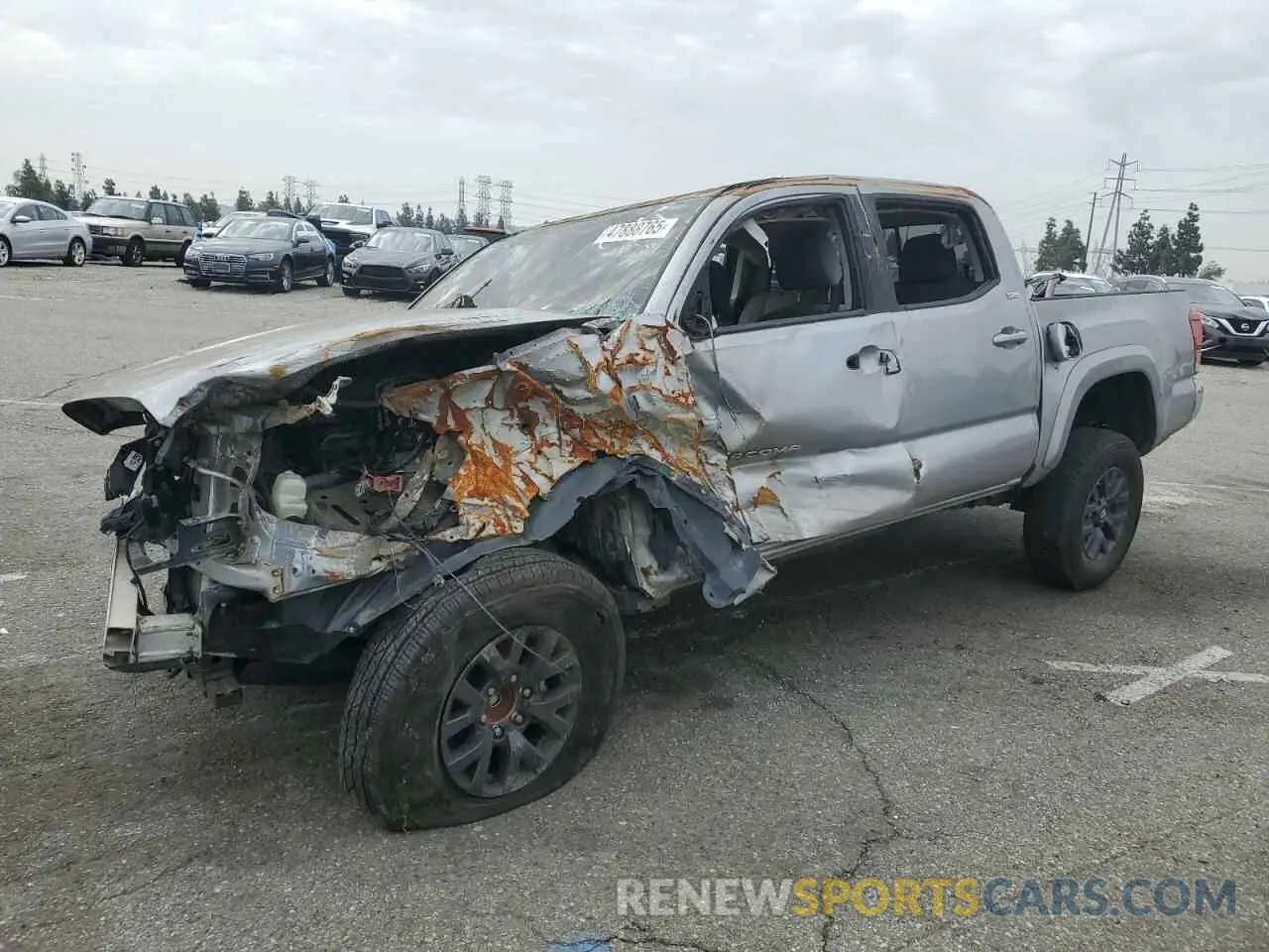 1 Фотография поврежденного автомобиля 5TFAZ5CN8MX097735 TOYOTA TACOMA 2021