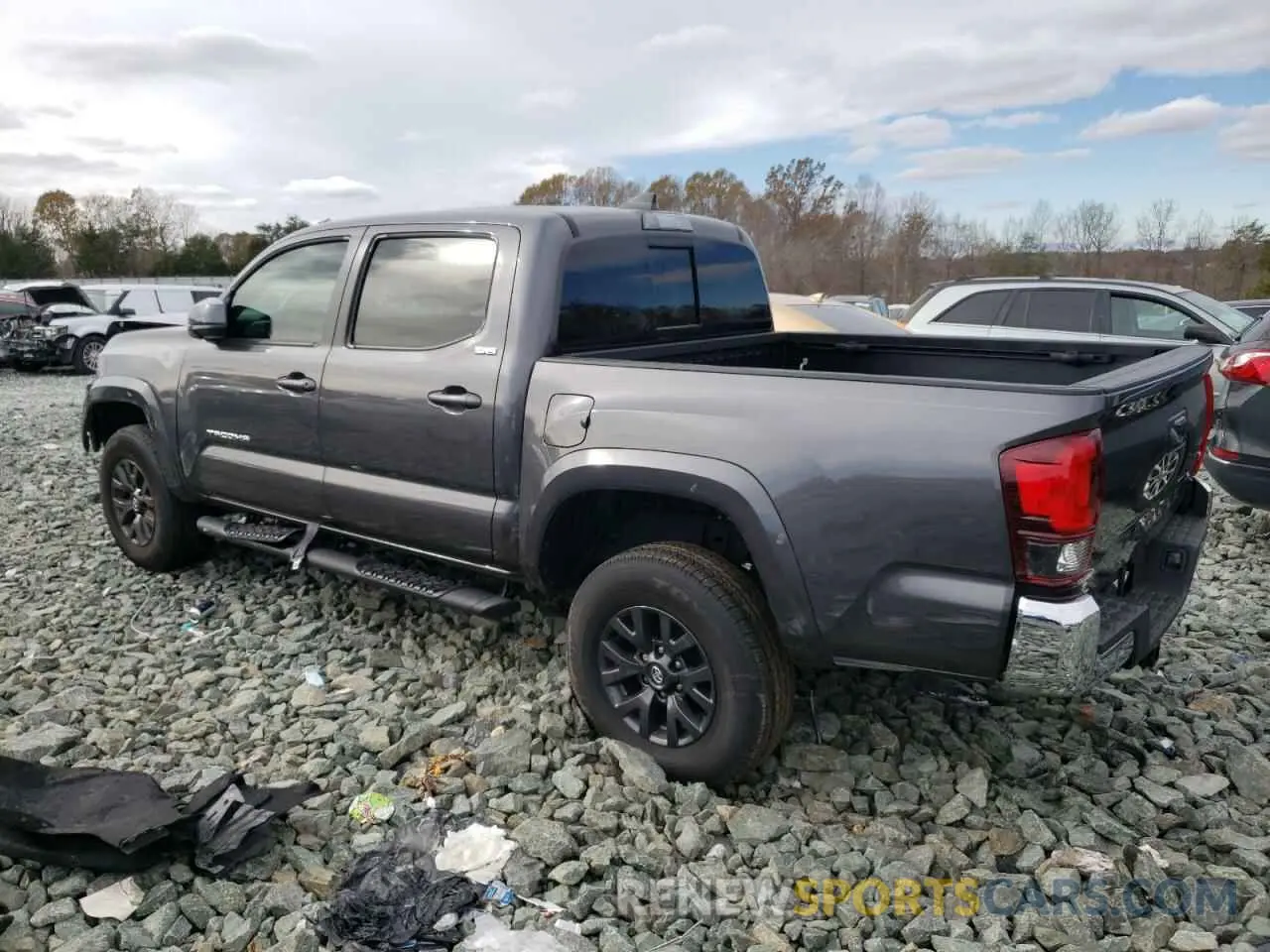 2 Photograph of a damaged car 5TFAZ5CN8MX102786 TOYOTA TACOMA 2021
