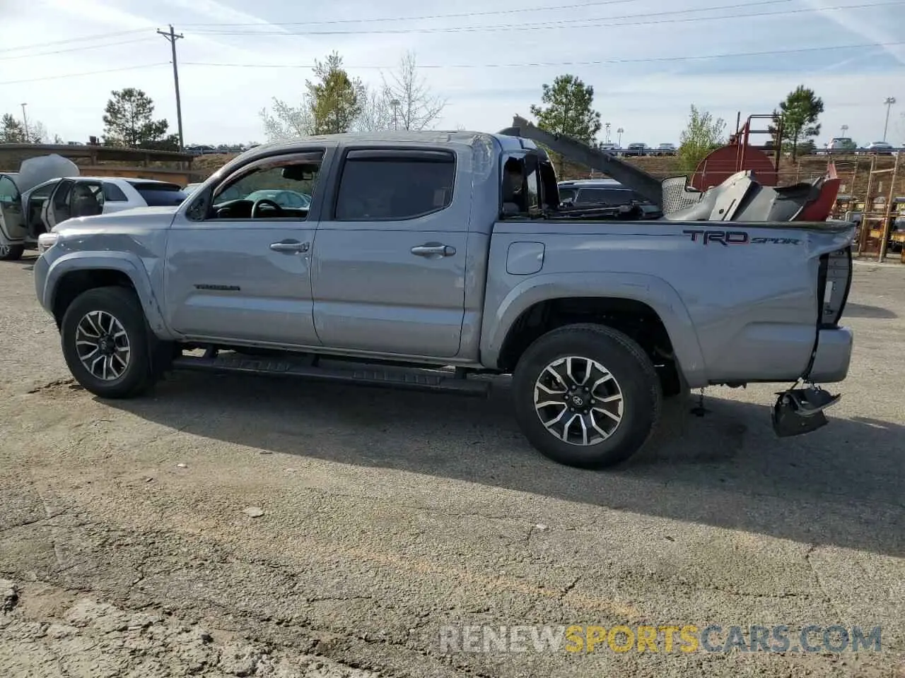2 Photograph of a damaged car 5TFAZ5CN8MX111794 TOYOTA TACOMA 2021