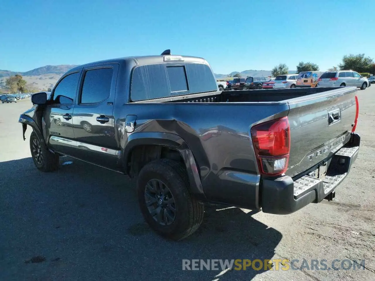 2 Photograph of a damaged car 5TFAZ5CN9MX111187 TOYOTA TACOMA 2021
