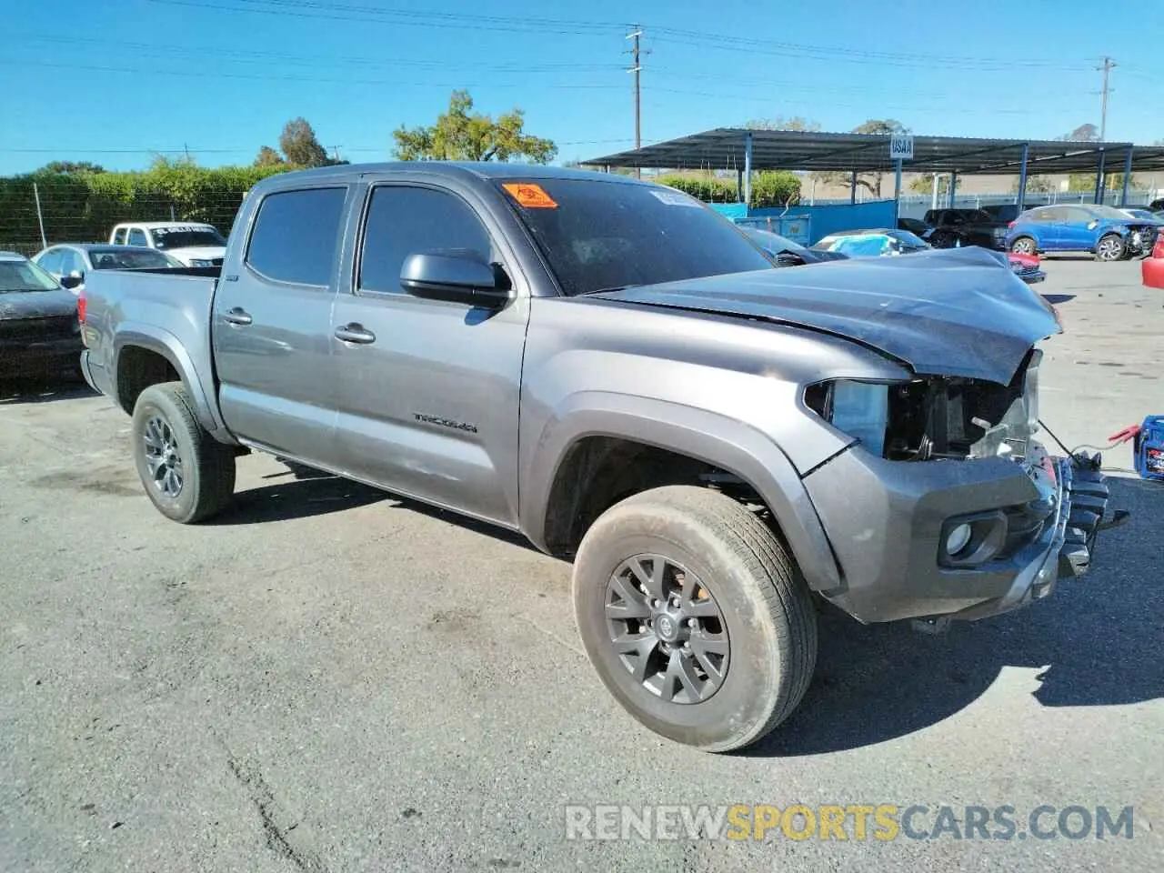 4 Photograph of a damaged car 5TFAZ5CN9MX111187 TOYOTA TACOMA 2021