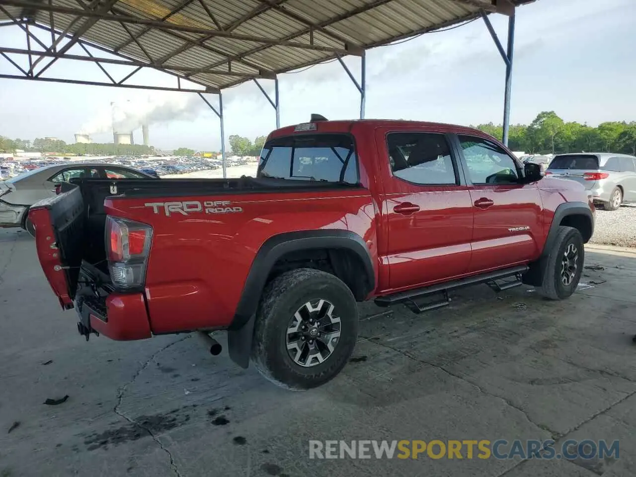 3 Фотография поврежденного автомобиля 5TFAZ5CNXMX114132 TOYOTA TACOMA 2021