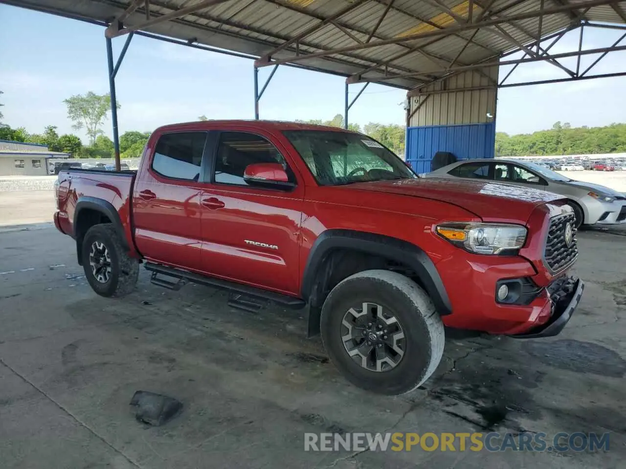 4 Фотография поврежденного автомобиля 5TFAZ5CNXMX114132 TOYOTA TACOMA 2021