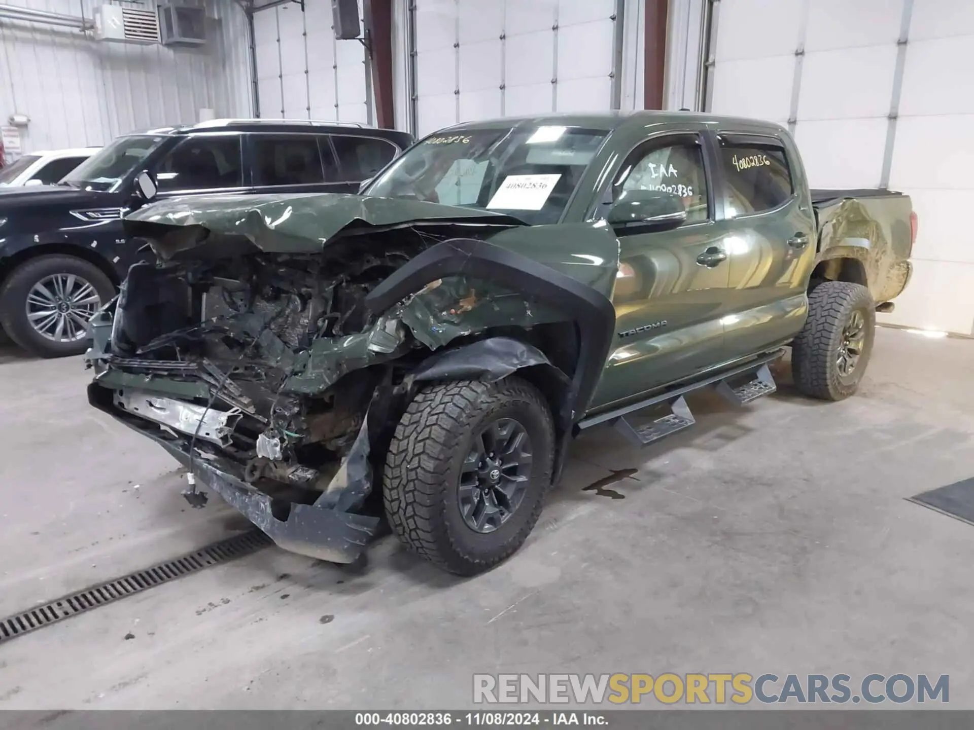 2 Photograph of a damaged car 5TFCZ5AN0MX263497 TOYOTA TACOMA 2021