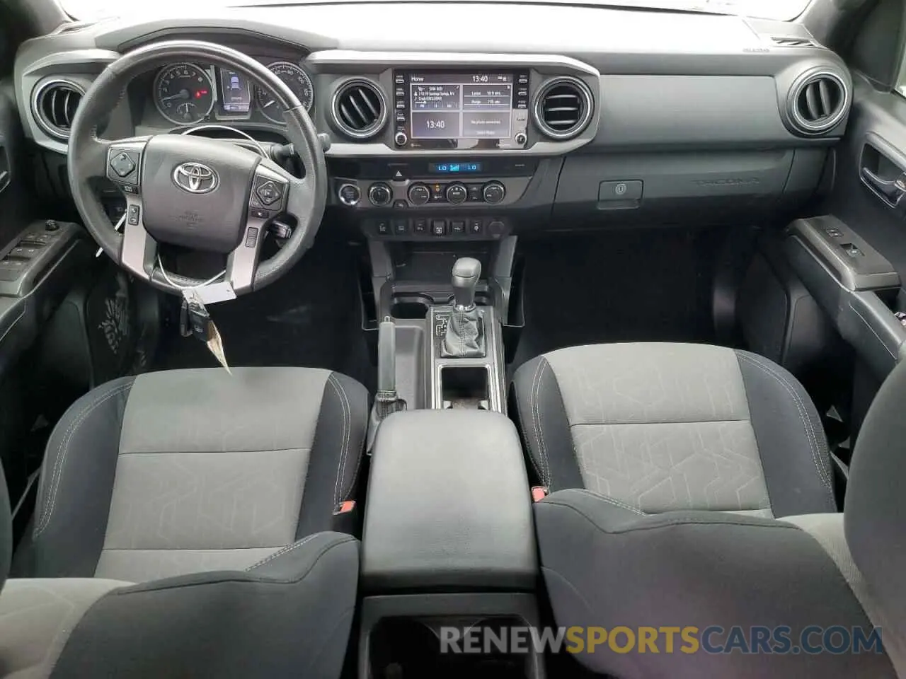 8 Фотография поврежденного автомобиля 5TFCZ5AN1MX250841 TOYOTA TACOMA 2021