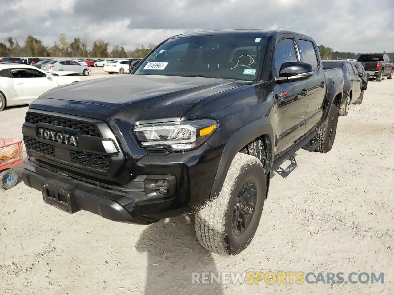 2 Photograph of a damaged car 5TFCZ5AN1MX258048 TOYOTA TACOMA 2021