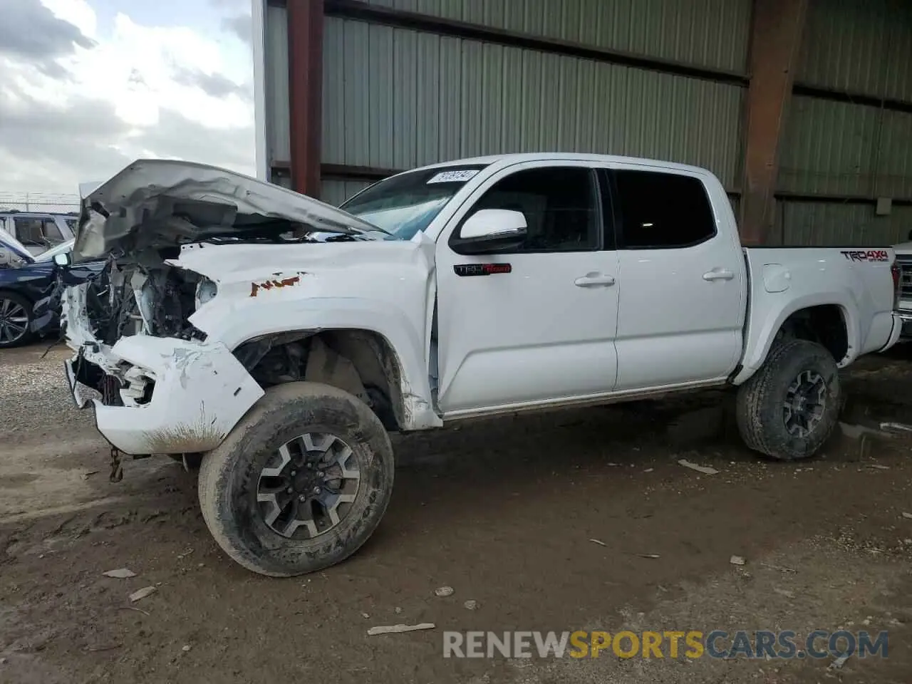 1 Photograph of a damaged car 5TFCZ5AN1MX265954 TOYOTA TACOMA 2021