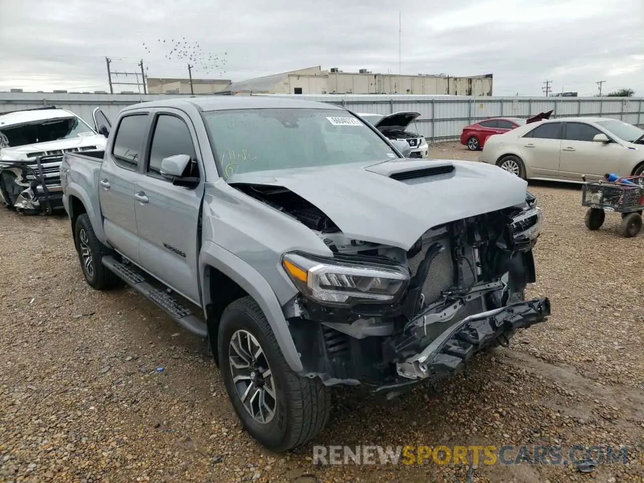 1 Photograph of a damaged car 5TFCZ5AN1MX268191 TOYOTA TACOMA 2021
