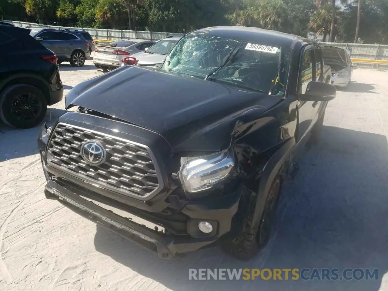 2 Photograph of a damaged car 5TFCZ5AN1MX278610 TOYOTA TACOMA 2021