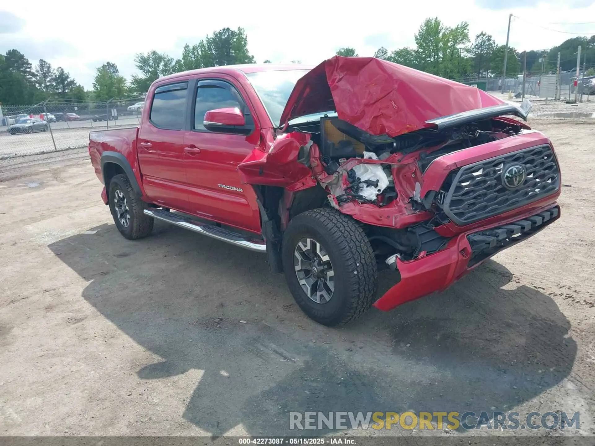 1 Photograph of a damaged car 5TFCZ5AN2MX263159 TOYOTA TACOMA 2021