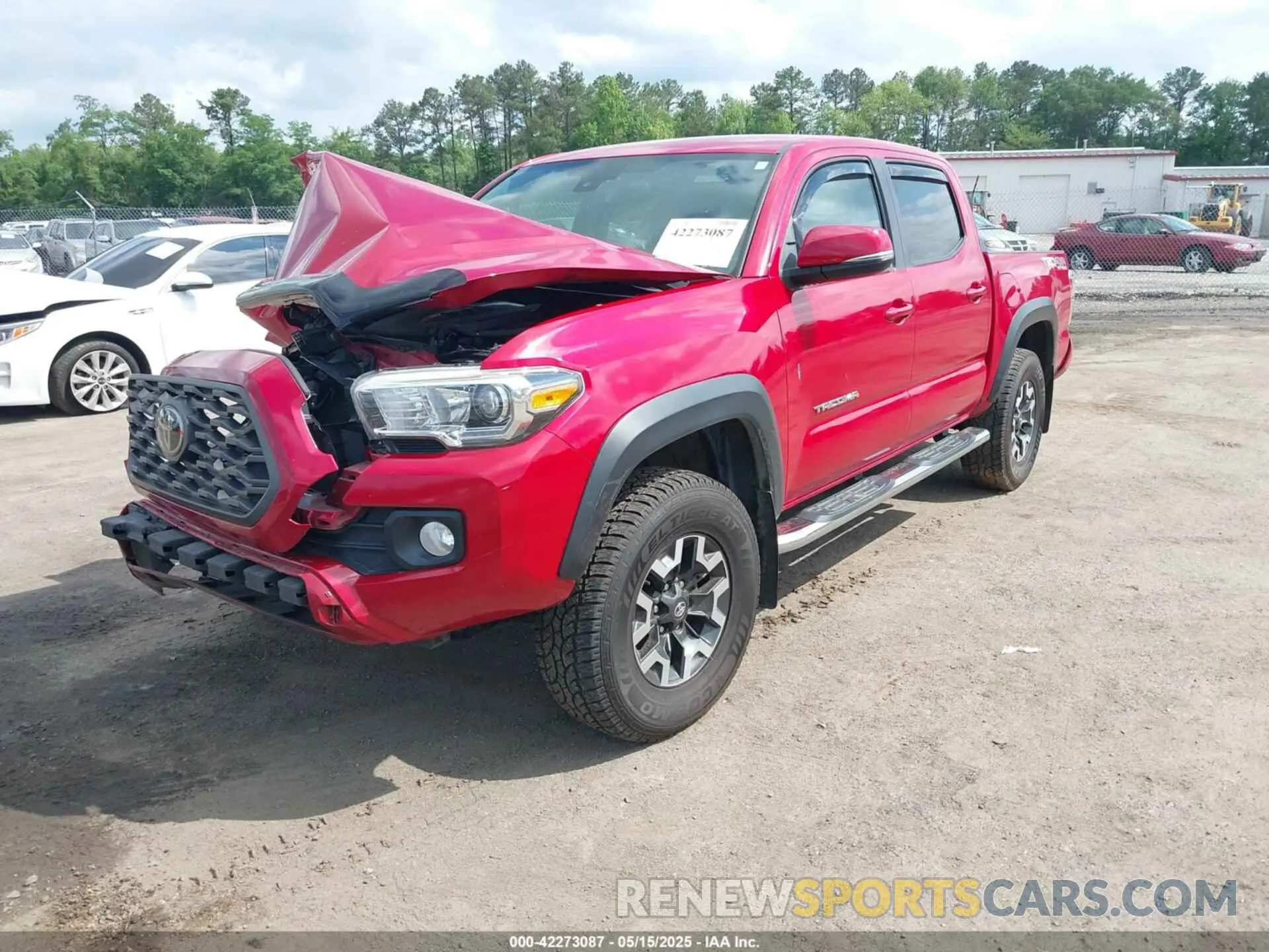 2 Photograph of a damaged car 5TFCZ5AN2MX263159 TOYOTA TACOMA 2021