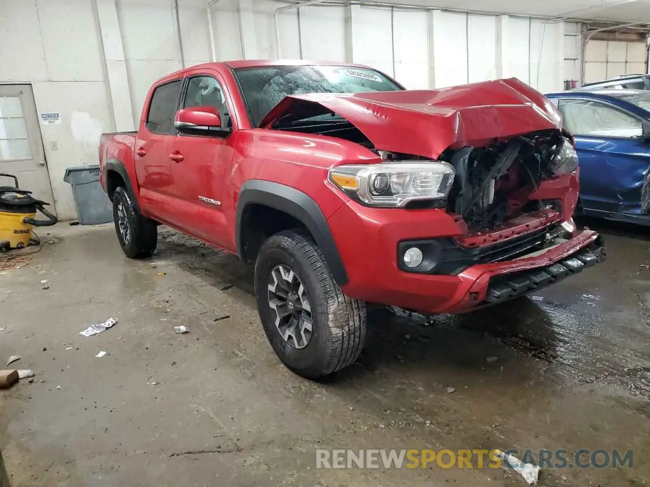 4 Фотография поврежденного автомобиля 5TFCZ5AN2MX264148 TOYOTA TACOMA 2021